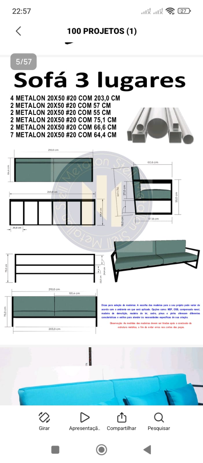 3-Seat Sofa project